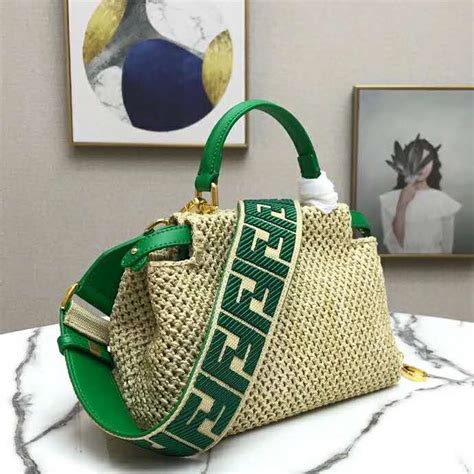 fendi green mini bag